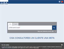 Tablet Screenshot of cisaconsultores.com